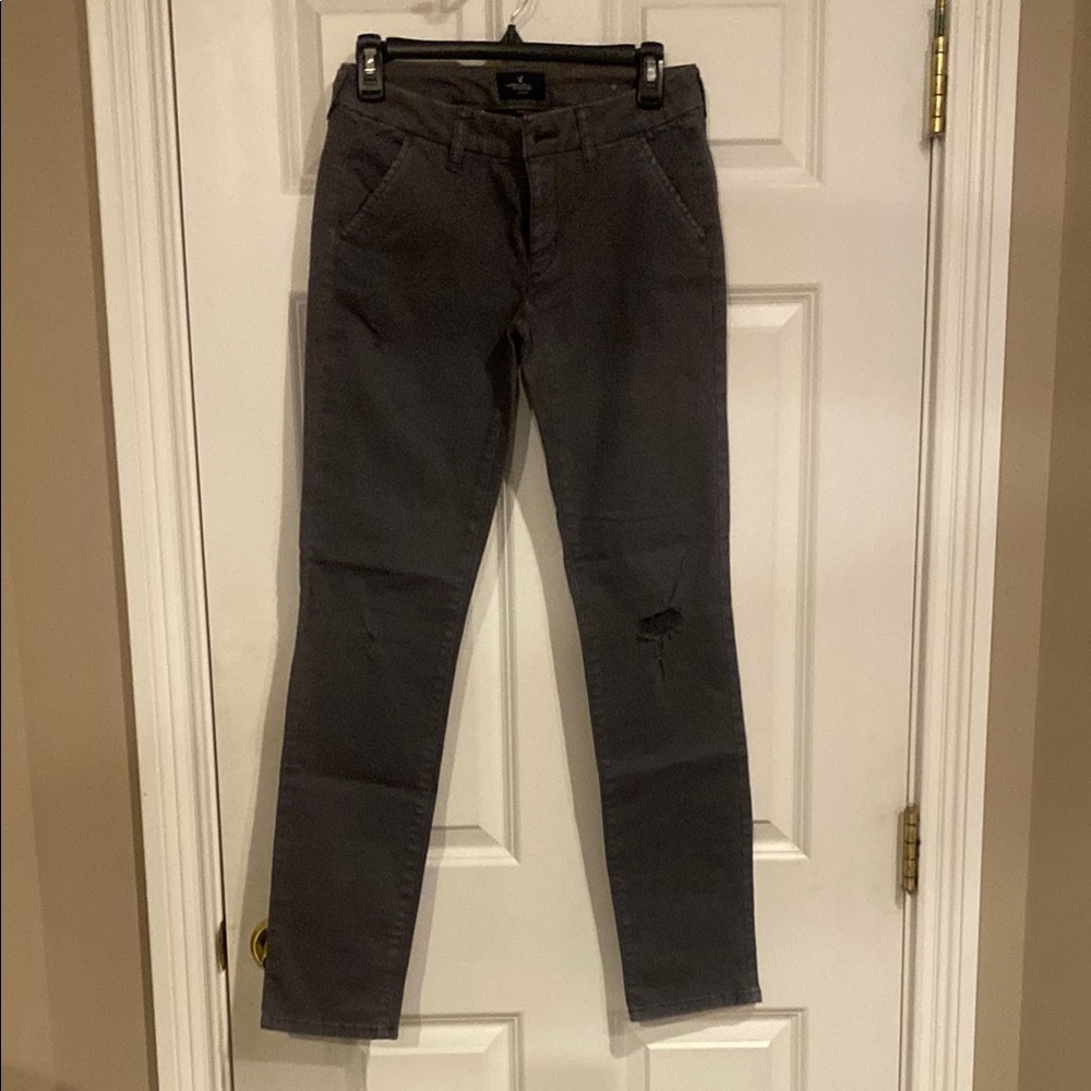 American Eagle Outfitters Gray Skinny Pants